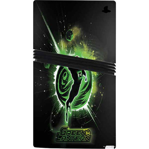 DC Comics Green Lantern Cosmic Action Pose PS5 Pro Console Skin